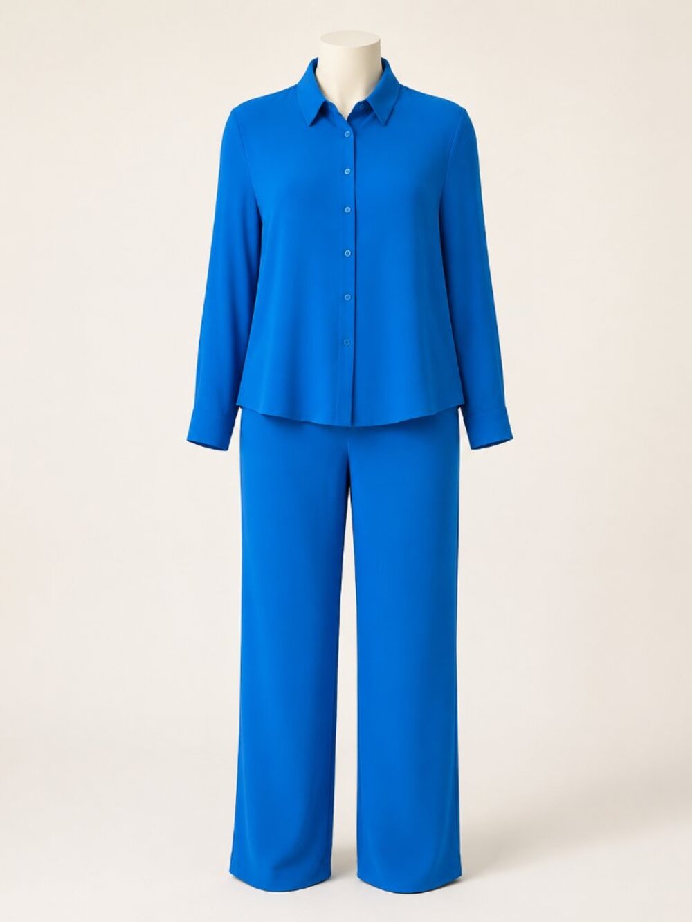 Fashion Nova Cobalt Blue 2-Piece Pants Set XL